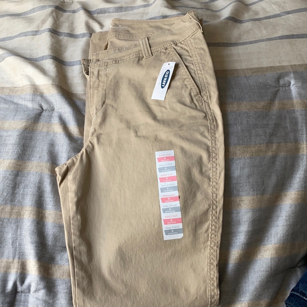 Brand new boot cut khakis